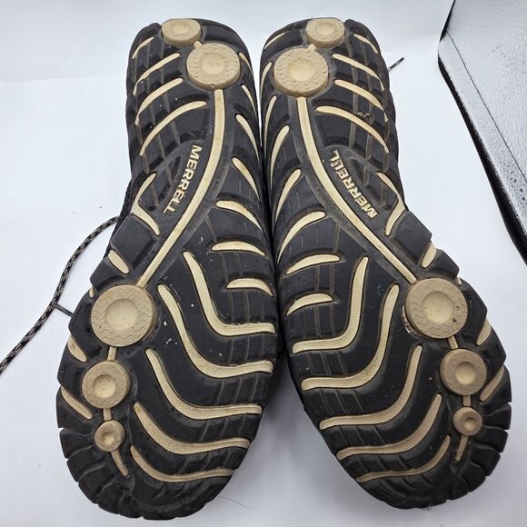 Merrell Riverbed Mens 12 Black Gray Hiking Shoes Lightweight Breathable Camping - Picture 8 of 13